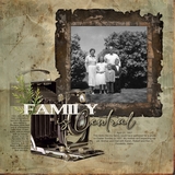 Vintage Memories Grunge Photo Frames