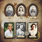 Vintage Memories Photo Clusters Bundle 1