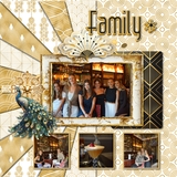 Art Deco Gold & White Papers