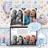 Baby Gender Reveal Watercolor Kit