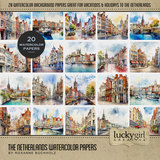 The Netherlands Watercolor Bundle