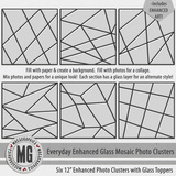 Everyday Enhanced Glass Mosaic Photo Clusters