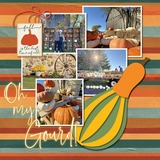 Autumn Silhouette Enhanced Photo Clusters