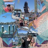 Painted Chevron Papers