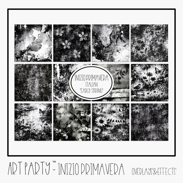 Inizio Primavera - Overlays & Effects Digital Art - Digital Scrapbooking Kits