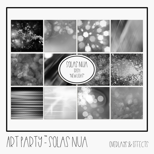 Solas Nua - Overlays & Effects Digital Art - Digital Scrapbooking Kits