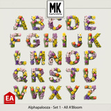 Alphapalooza - Set 1 - All A'Bloom