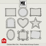 Chicken Wire Chic - Photo Mats & Group Clusters