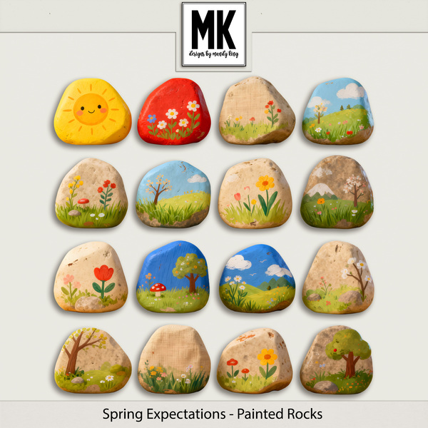 Spring Expectations - Painted Rocks