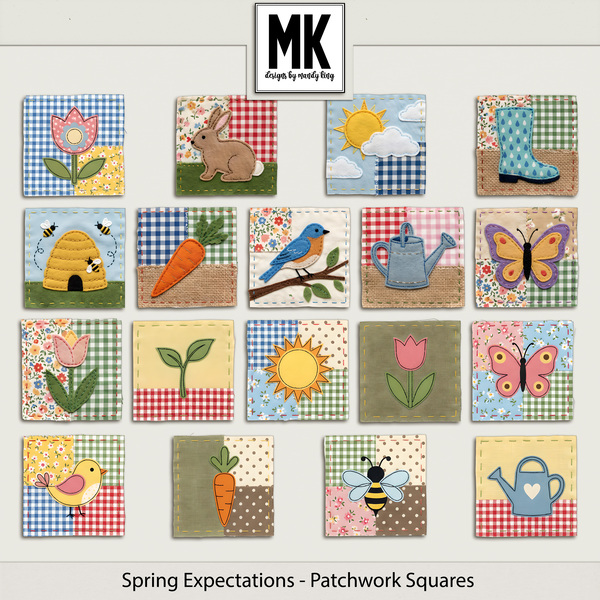 Spring Expectations - Patchwork Squares