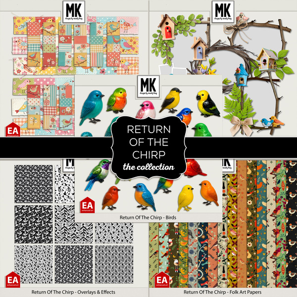 Return of the Chirp - The Collection Digital Art - Digital Scrapbooking Kits