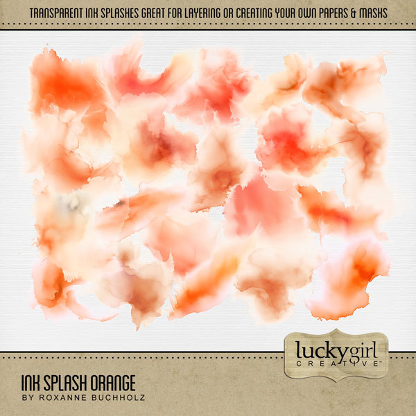 Ink Splash Orange