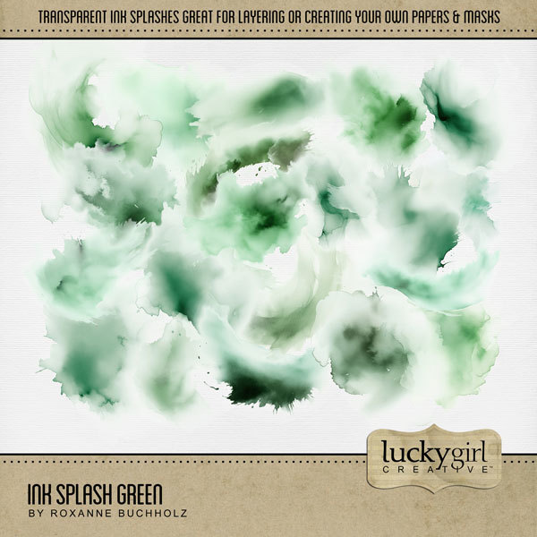 Ink Splash Green