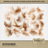 Ink Splash Brown