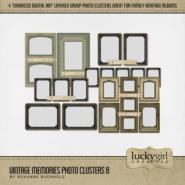 Vintage Memories Photo Clusters 8