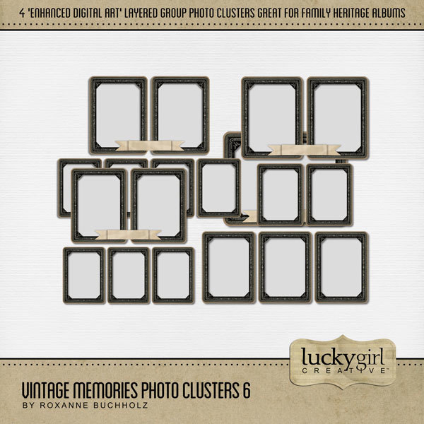 Vintage Memories Photo Clusters 6