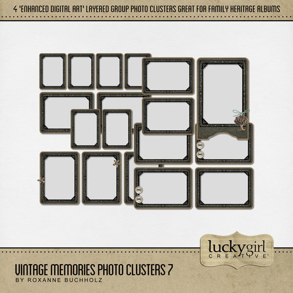 Vintage Memories Photo Clusters 7