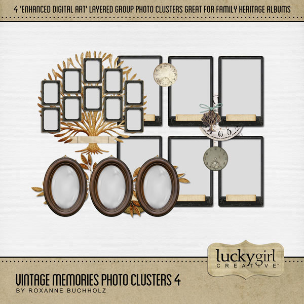 Vintage Memories Photo Clusters 4