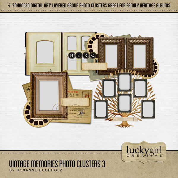 Vintage Memories Photo Clusters 3