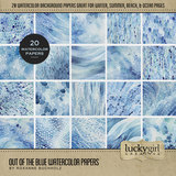 Out of the Blue Watercolor Papers