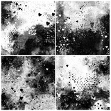 Distressed EZ Masks - Halftone Hearts