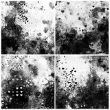 Distressed EZ Masks - Halftone Hearts