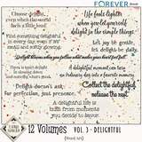 12 Volumes - Vol. 3 Bundle - Delightful