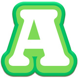 Spring Green Chipboard Alpha