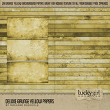 Deluxe Grunge Yellow Papers