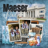 Deluxe Grunge Blue Papers