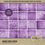 Grunge Purple Papers