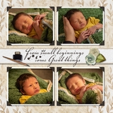 Baby Watercolor Elements