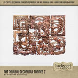 Art Nouveau Decorative Frames 2