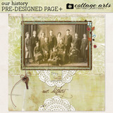 Our History Pre-designed Page