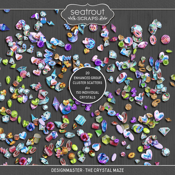 DesignMaster - The Crystal Maze Digital Art - Digital Scrapbooking Kits