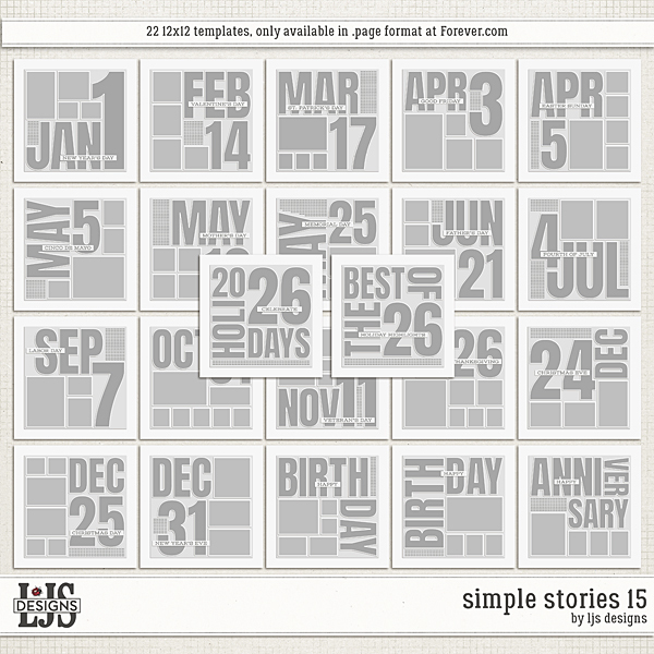 Simple Stories 15 Digital Art - Digital Scrapbooking Kits