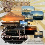Sunset Sensations Photo Cluster Mania