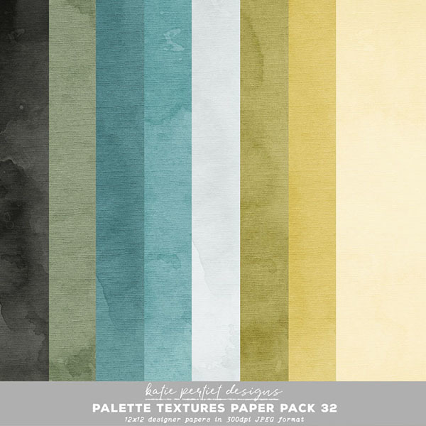 Palette Textures Paper Pack 32 Digital Art - Digital Scrapbooking Kits