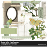 Vintage Artistry Sage Ephemera