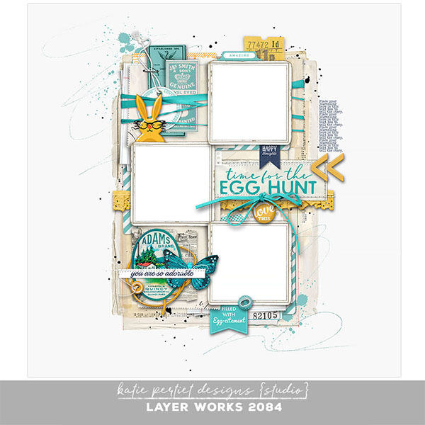 Layer Works 2084 Digital Art - Digital Scrapbooking Kits
