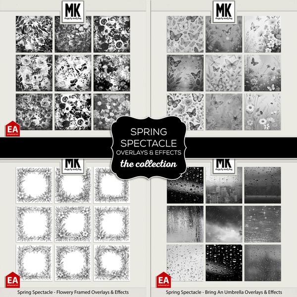 Spring Spectacle - Overlays & Effects - The Collection Digital Art - Digital Scrapbooking Kits