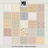 Cue The Confetti - Patterned Papers