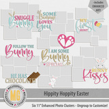 Hippity Hoppity Easter Enhanced Photo Clusters