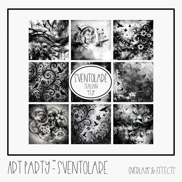 Sventolare - Overlays & Effects Digital Art - Digital Scrapbooking Kits