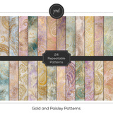 Gold and Paisley Patterns