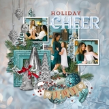 Botanical Winter Bokeh Papers