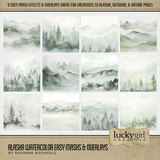 Alaska Watercolor Easy Masks & Overlays