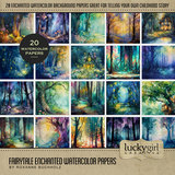 Fairytale Enchanted Watercolor Papers