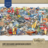 Cape Cod Islands Watercolor Bundle