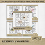 Punched Papers & Easy Masks Bundle 2